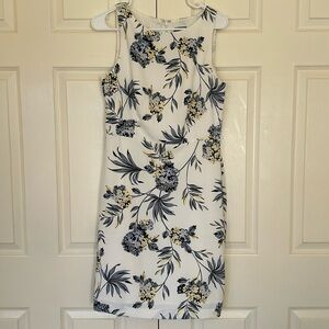 Ann Taylor Factory Sleeveless Floral Dress Size 6